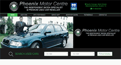 Desktop Screenshot of phoenixmotorcentre.ie